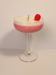 Handgemaakte Pink Lady Cocktail Kaars. Met frisse granaatappel en pruim geur